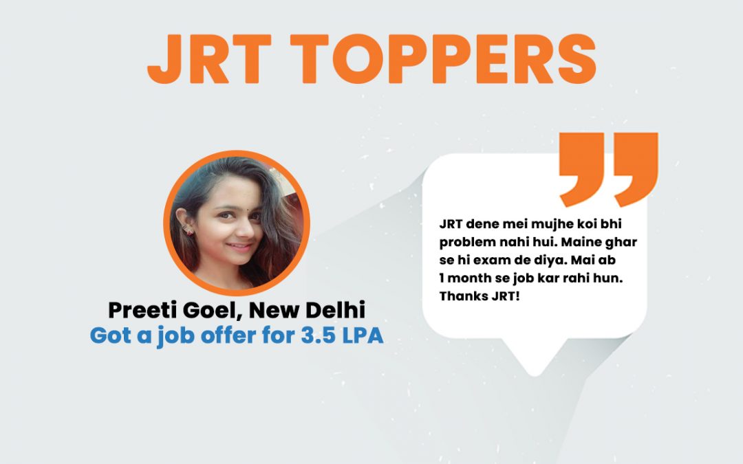 Preeti Goel – Got 3 Job Offers